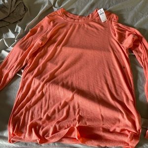2 aerie real soft long sleeve tees